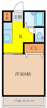 【間取り】 | シャトレふじ