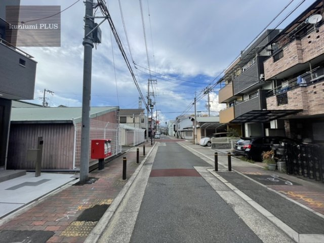 大阪市東成区深江北2丁目　D号地の前面道路含む現地写真