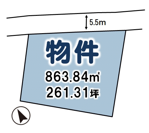 佐野市黒袴町の区画図|区画図
