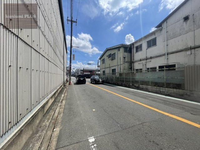 大阪市東成区深江北1丁目の前面道路含む現地写真