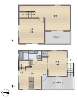 【間取り】 | 和歌山県高郡 賃貸