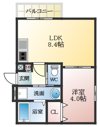 【間取り】 | ALEGRIA道明寺