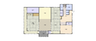 【間取り】 | 沼田貸家