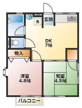 【間取り】 | シティハイム KUBO
