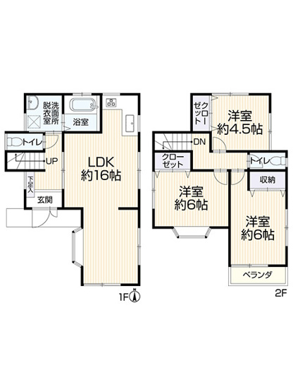 【間取り】 | □■厚木市長谷 中古戸建■□