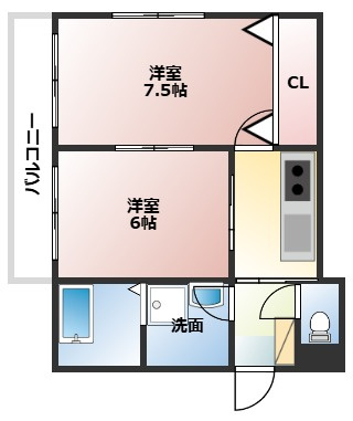【間取り】 | フォーエス保田窪
