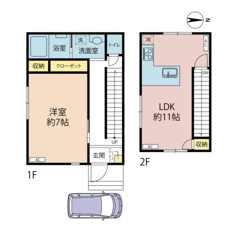 【間取り】 | 北野1丁目戸建て
