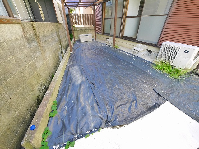 尼辻北町住宅の庭