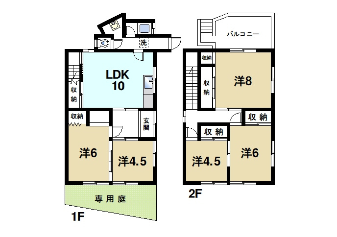 尼辻北町住宅の間取り