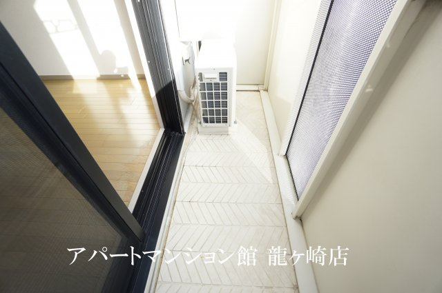 クレスト藤ヶ丘Bのバルコニー