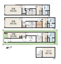 【間取り】 | Domani(ドマーニ）目黒本町