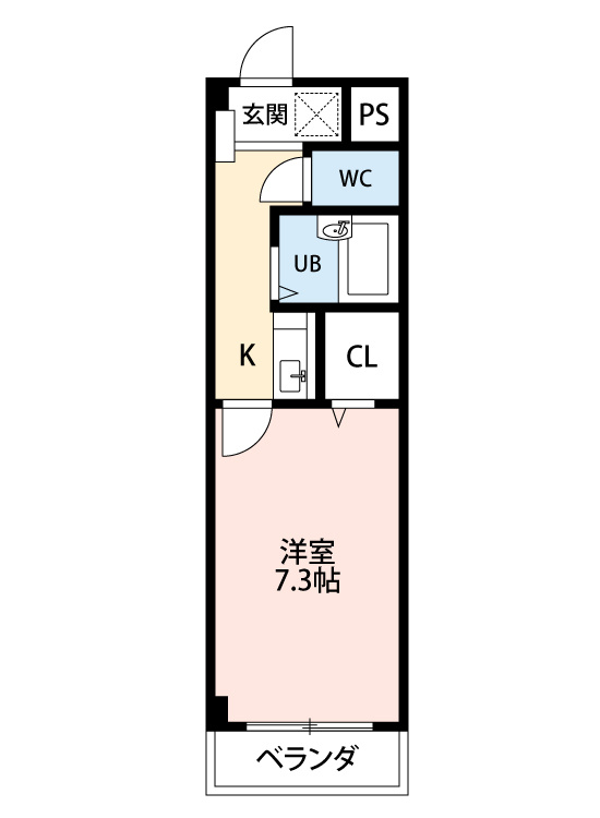 愛教マンション安井　　刈谷市の賃貸ならクラスホーム刈谷店の間取り|同物件の別部屋になります。