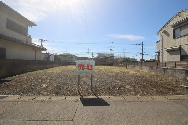 小山市西城南4丁目の外観|北側道路（2024年2月撮影）