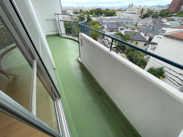 御影プライムハイツのバルコニー