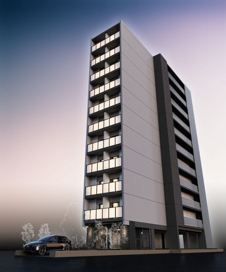 【外観パース】RELUXIA横濱鶴見Ⅲ  