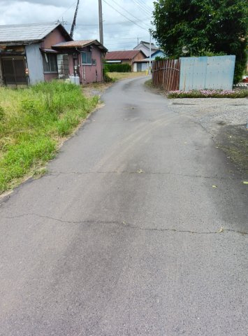 小山市中河原の前面道路含む現地写真