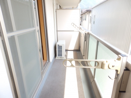 竹の蔵のバルコニー