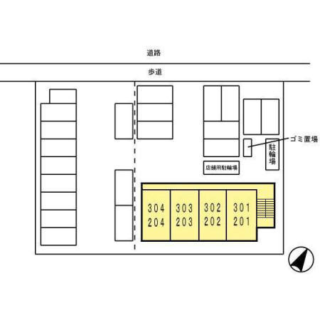 竹の蔵の区画図