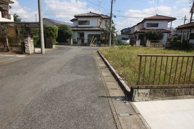 小山市大行寺の前面道路含む現地写真|2019年9月撮影