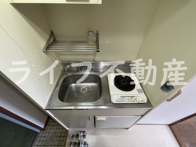 ベルハイム友井のキッチン|コンパクトなキッチンで掃除もラクラク