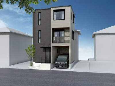 【外観】 | 海老名市国分北１丁目　新築分譲住宅　全1棟