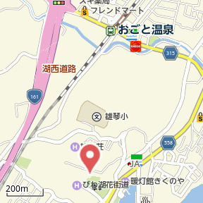 【地図】 | 雄琴一丁目テラスハウス