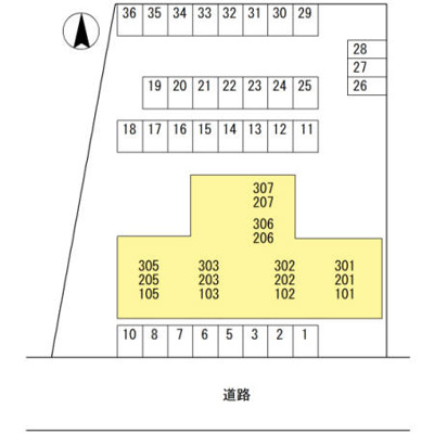 【区画図】 | ポワールガーデンⅡ