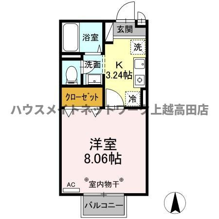 J'sパレスⅡ（ジェイズパレスⅡ）の間取り|間取図