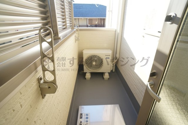 フジパレス宝塚小林Ⅱ番館のバルコニー