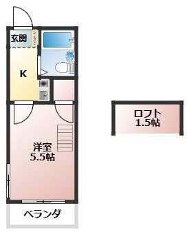 パレス東大宮の間取り