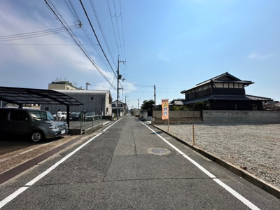 【前面道路含む現地写真】 | 上野町西　A号地 | 前面道路含む現地写真です