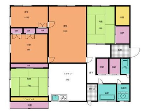 【間取り】 | 豊能町ときわ台4丁目収益物件