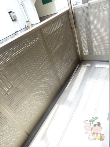 ハイム川東Ⅱのバルコニー