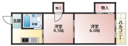 【間取り】 | パインリーフ松原
