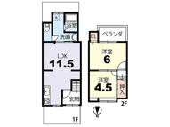 山科区西野楳本町　中古テラスハウスの画像