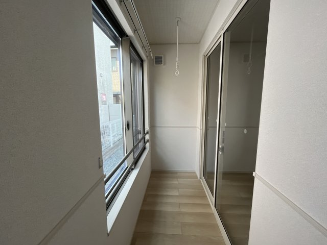 エスポアール姫路東のバルコニー