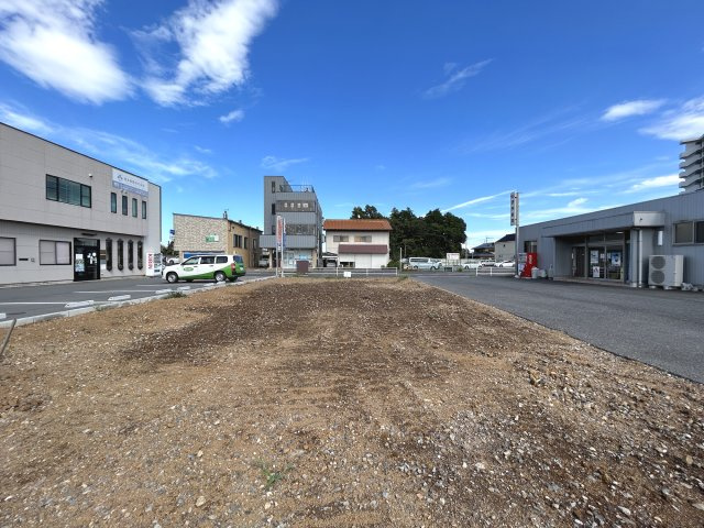 牛久市牛久町　牛久駅徒歩約5分・国道6号沿いの土地の外観|現地土地写真