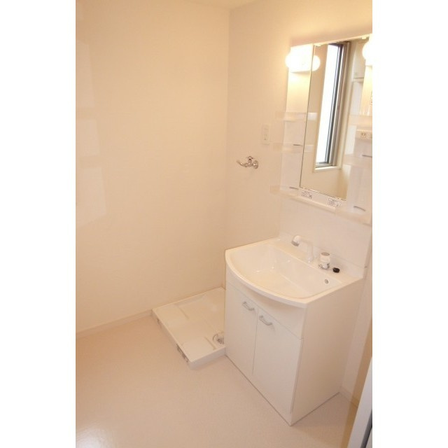 カーサ・レイデンの洗面所|使いやすい洗面所です