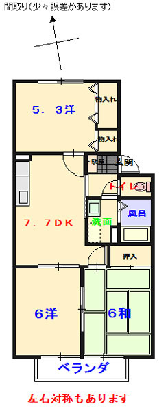 SKハイツⅡの間取り