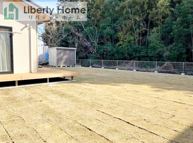 土浦市乙戸　中古戸建の庭