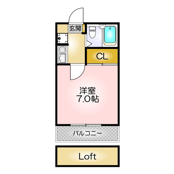 【間取り】 | ラ・メール板宿