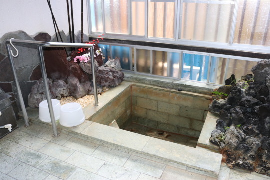 【浴室】 | 熱海市泉　戸建 | 市営温泉引込済の石風呂