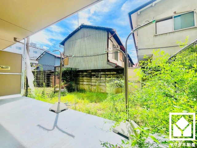 ペルル伏見桃山2のバルコニー