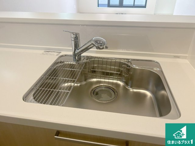 尼崎市大島　第１期　新築一戸建ての設備|広々としたシンクで食器洗いも楽々！