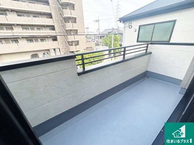 尼崎市大島　第１期　新築一戸建てのバルコニー|日当たりのよいバルコニー！お部屋が開放的に！