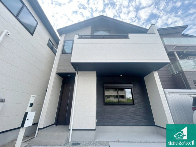 尼崎市大島　第１期　新築一戸建ての外観|お客様に長く安心して住んでいだだける事にこだわった家づくり！住んでからのアフターサービスにもしっかりと取り組んでいます！