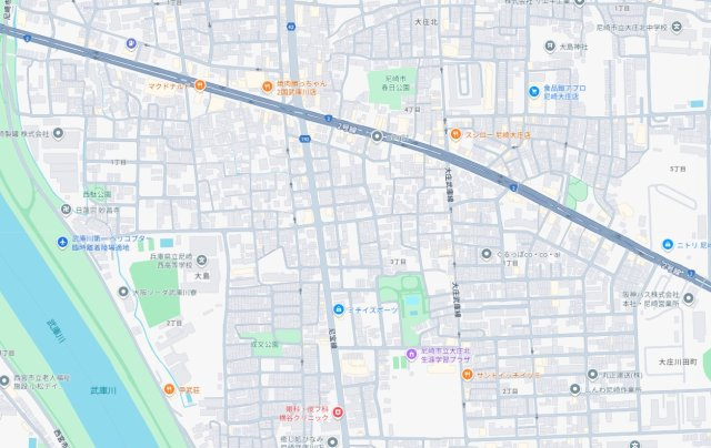 尼崎市大島　第１期　新築一戸建ての地図