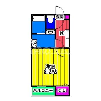 【間取り】 | ＴＩＧＥＲ春町Ⅱ | ＴＩＧＥＲ春町Ⅱの間取り
