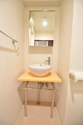 大阪市都島区都島本通５丁目の賃貸マンションの洗面所