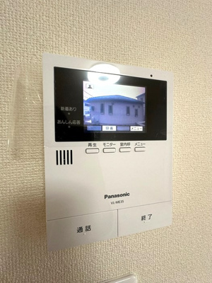 【セキュリティ】 | ウィンディア千年Ⅱ | 防犯対策に有効なカメラ付きインターホン！録画機能が付いているので留守中の訪問者まで確認できます♪